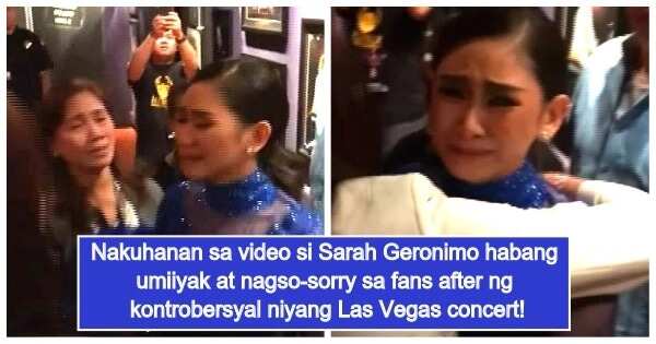 Sarah Geronimo Caught On Video Crying Saying Sorry For Her Breakdown During US Concert KAMI