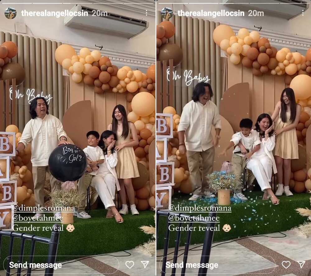 Angel Locsin, ipinasilip ang gender reveal party ni Dimples Romana