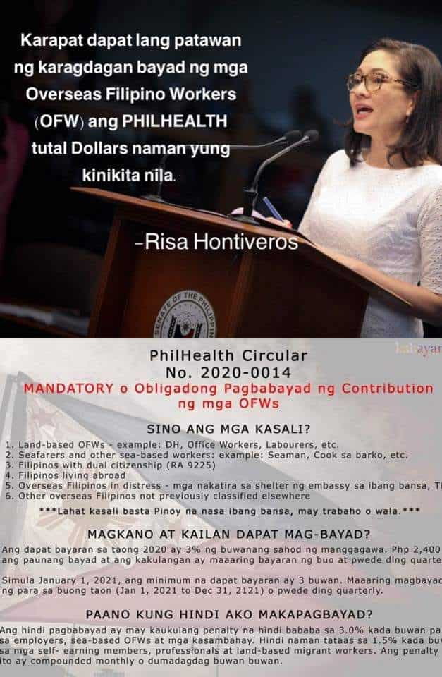 Fact check: No, Sen. Hontiveros did not say that OFWs should pay PhilHealth Premium