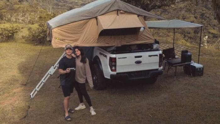 Dominic Roque shares glimpses of his Valentine's Day camping with Bea Alonzo