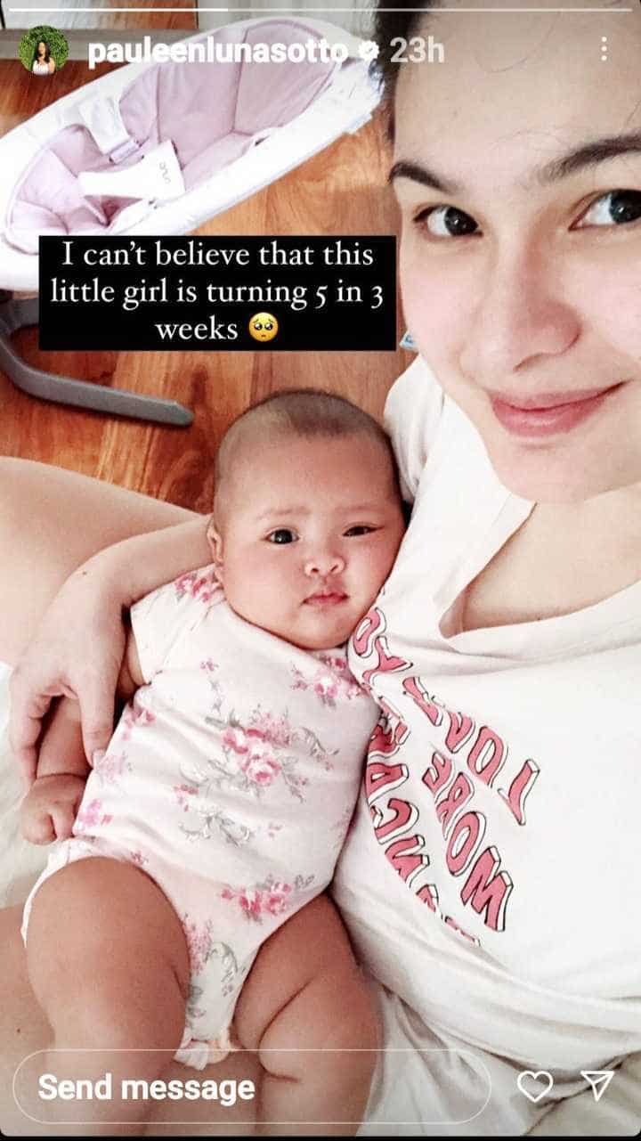 Pauleen Luna shares adorable snapshots of baby Tali who is turning 5 in few weeks
