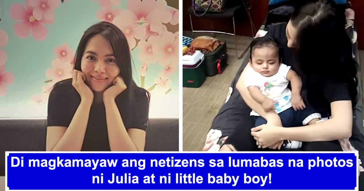Photos Of Julia Montes Cradling A Cute Baby Boy Go Viral Kamicomph
