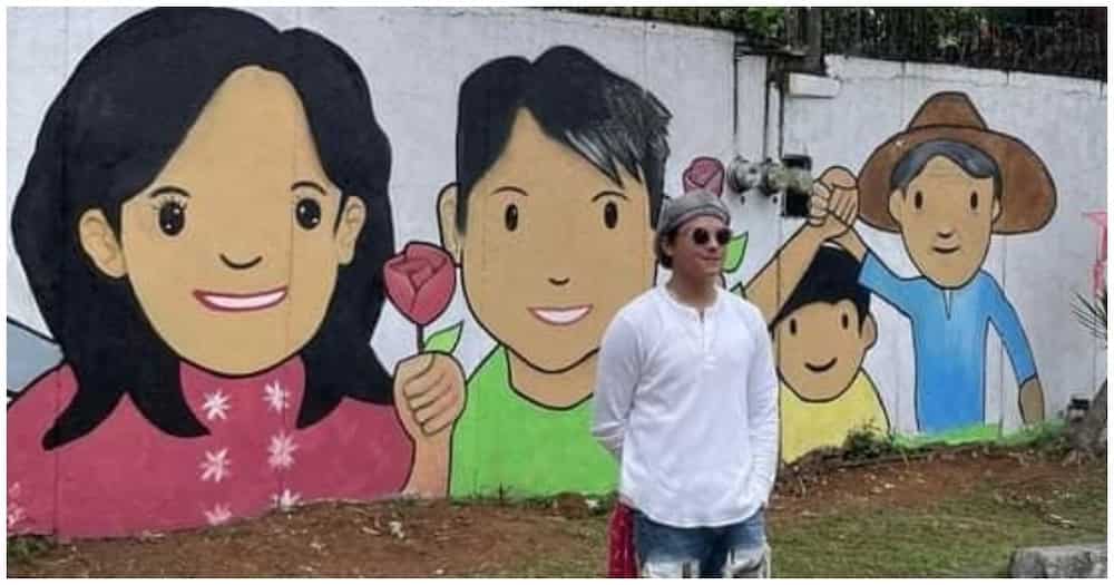 Daniel Padilla, nakiisa sa 'Leni-Kiko' mural painting activity sa Quezon City