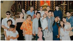 Richard Gutierrez and sons attend baptism of Rocky Gutierrez’s daughter