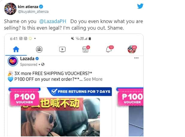 Kuya Kim lectures netizens who blamed him for Lazada ad appearing on his screen
