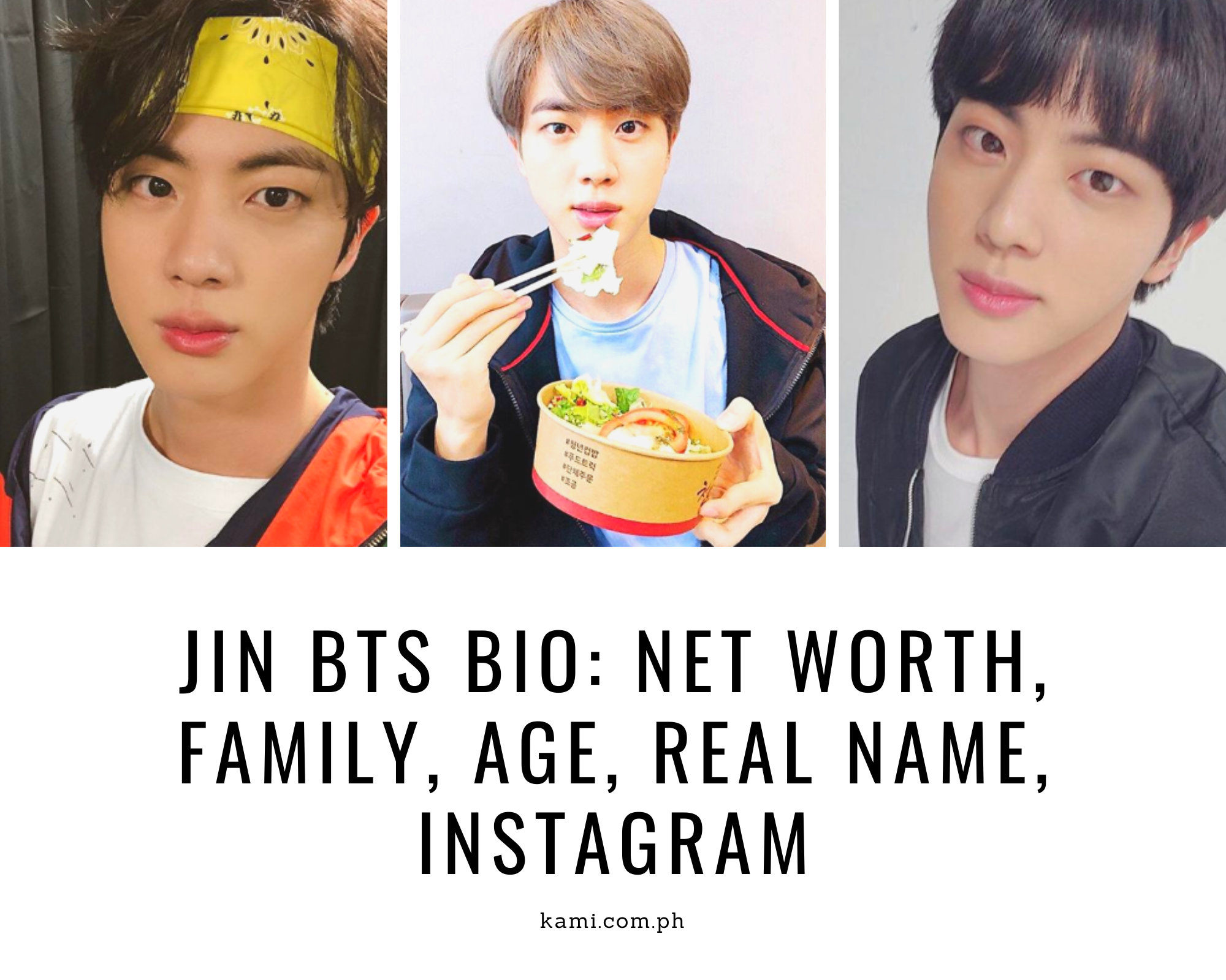 Jin Bts Bio Net Worth Family Age Real Name Instagram And More