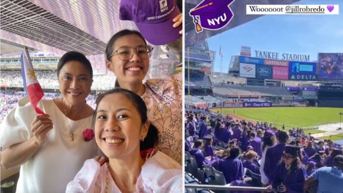 Robredos, ibinahagi ang sitwasyon sa Yankee Stadium sa graduation day ni Jillian