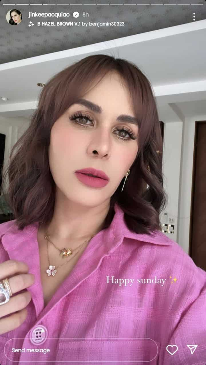 Jinkee Pacquiao rocks shorter hairstyle in viral photos on social media - KAMI.COM.PH