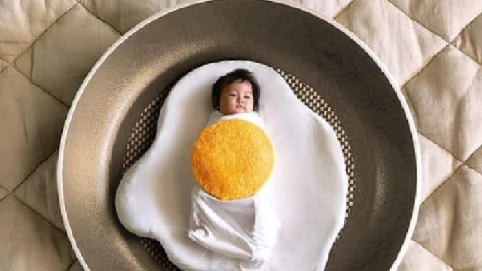 Liz Uy dresses son baby Matias in adorable egg costume; netizens get stunned