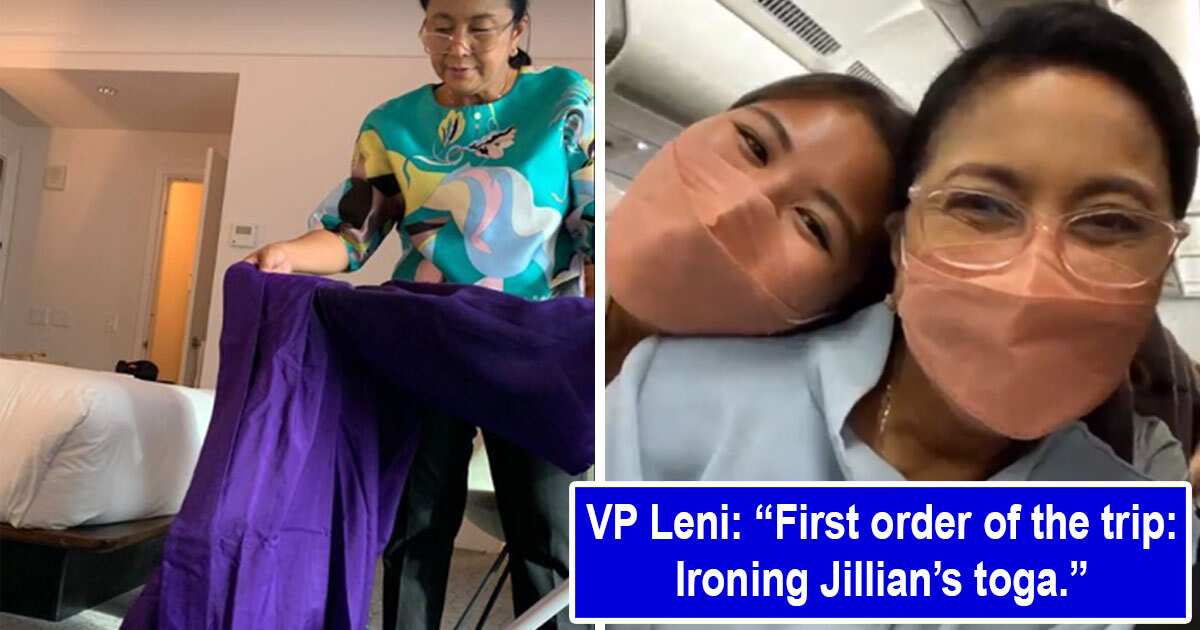 Vp Leni Robredo Unang Order Sa New York Ay Pagplantsa Ng Toga Ni Jillian Kamicomph 3536