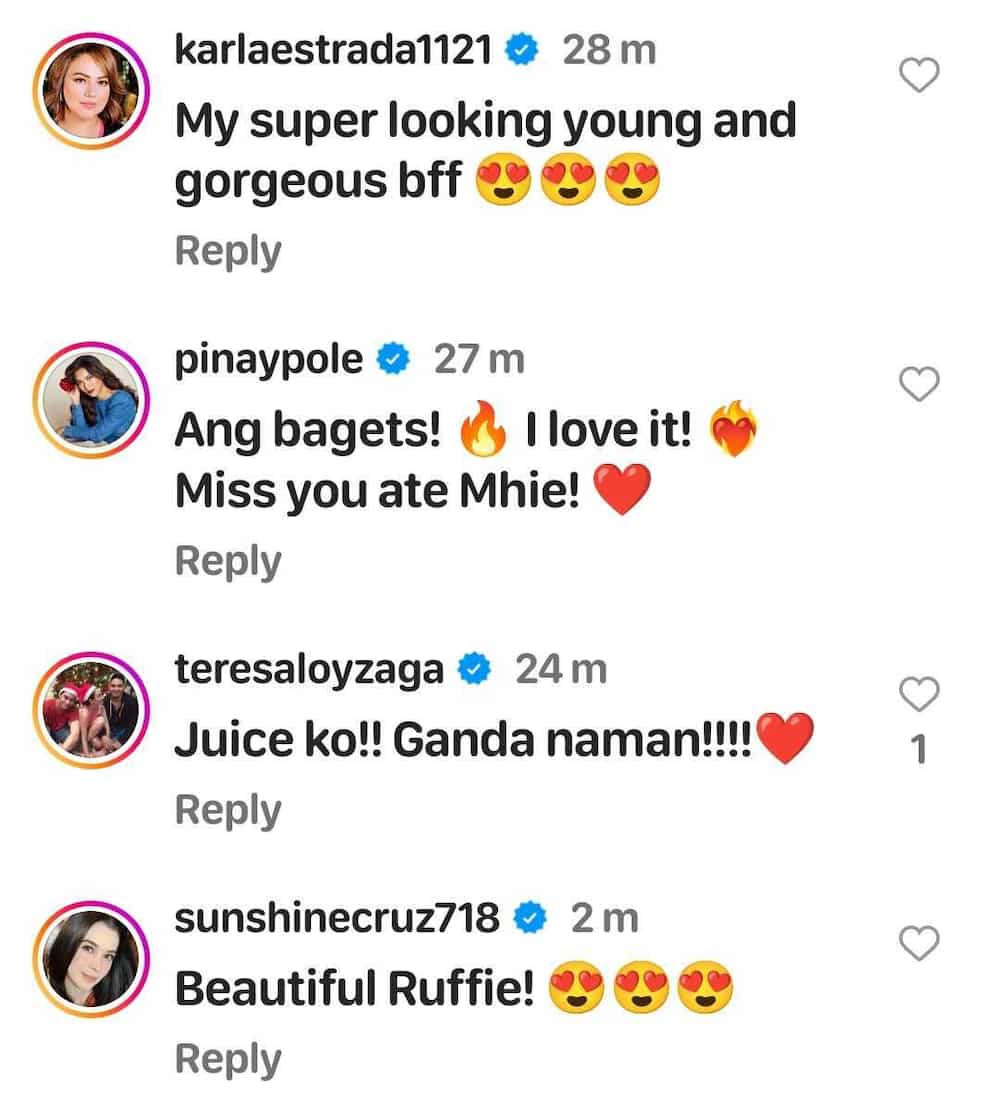 Celebrities gush over Ruffa Gutierrez’s new pics: “Ang bagets”