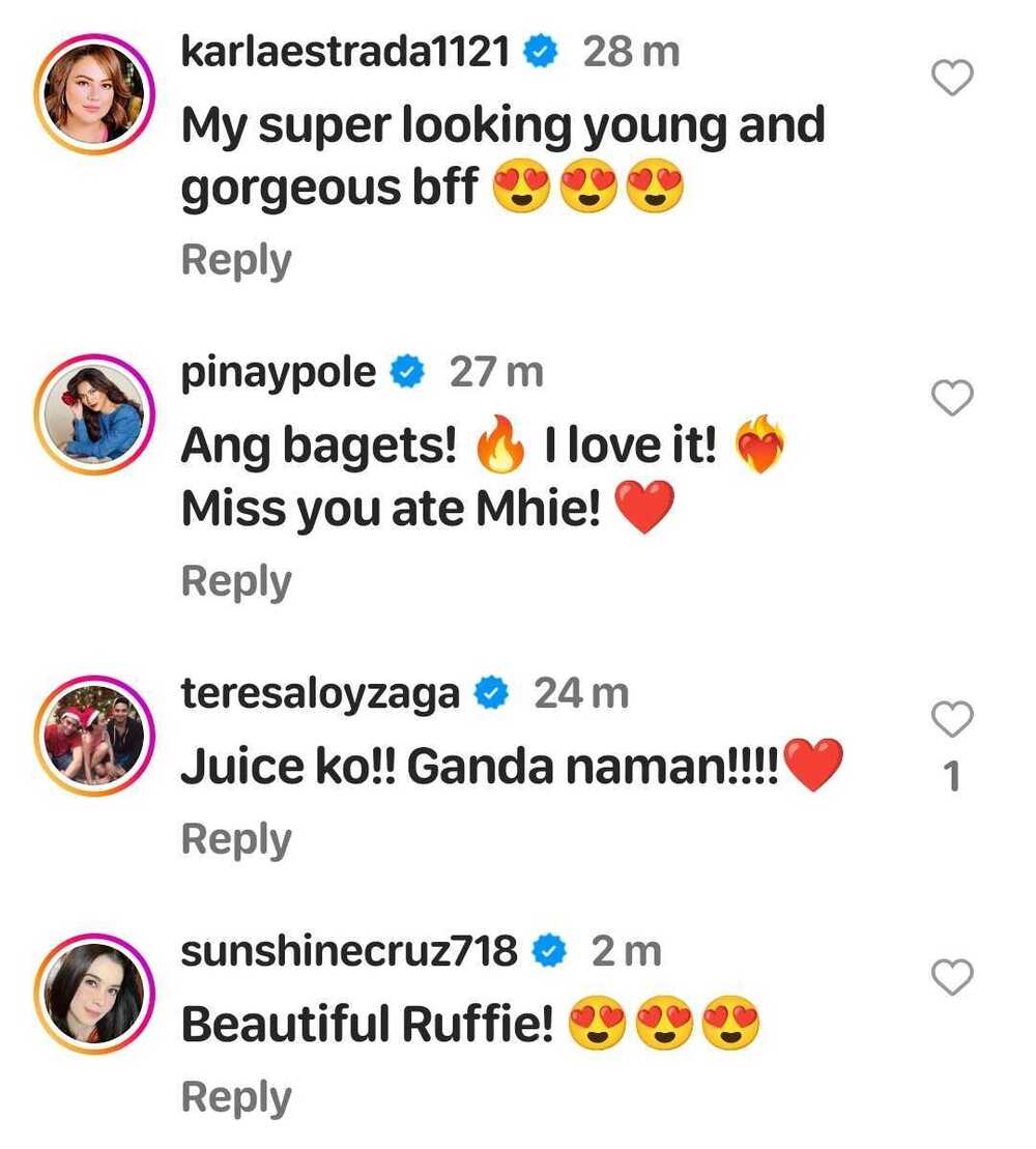 Celebrities gush over Ruffa Gutierrez’s new pics: “Ang bagets” Celebrities gush over Ruffa Gutierrez’s new pics: “Ang bagets”