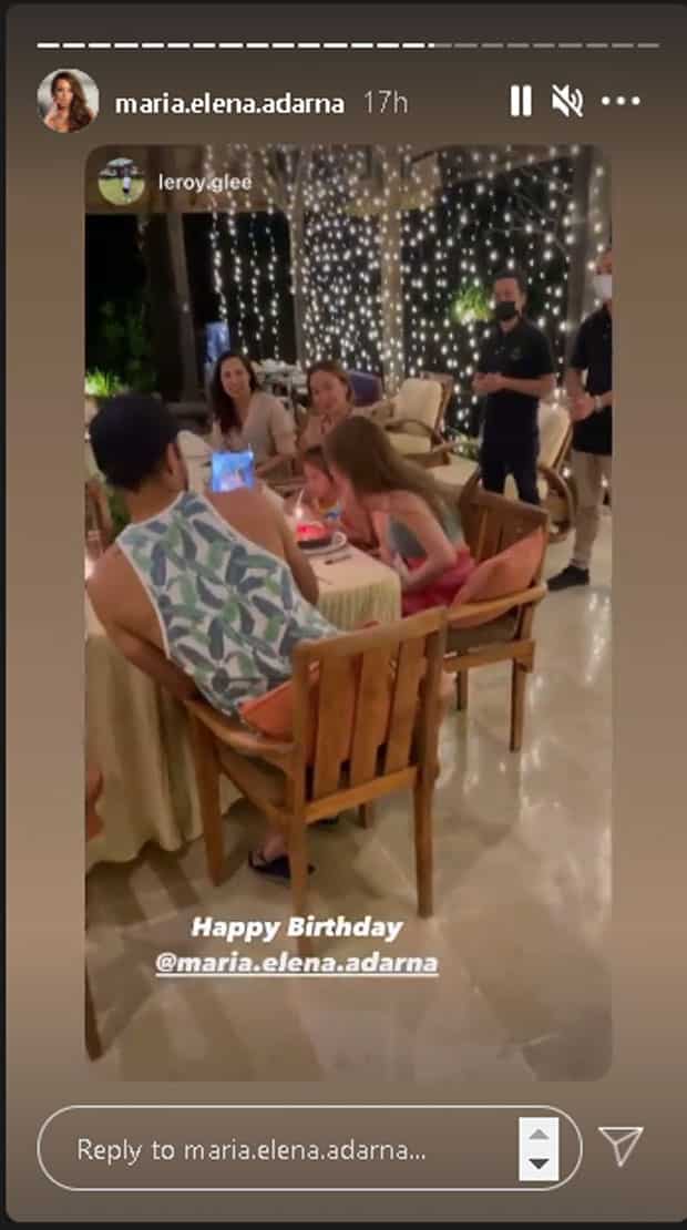Video of touching moment Derek Ramsay lets Elias blow candle on Ellen's birthday cake