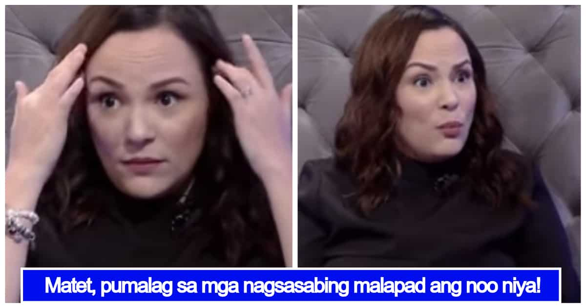 Matet de Leon responds to bashers who insult her “malapad na noo ...