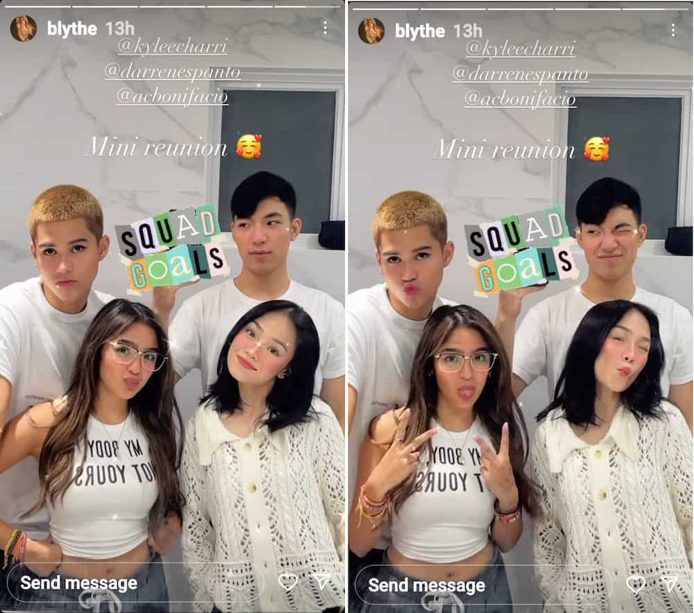 Andrea Brillantes posts about “mini reunion” with Darren Espanto, Kyle ...