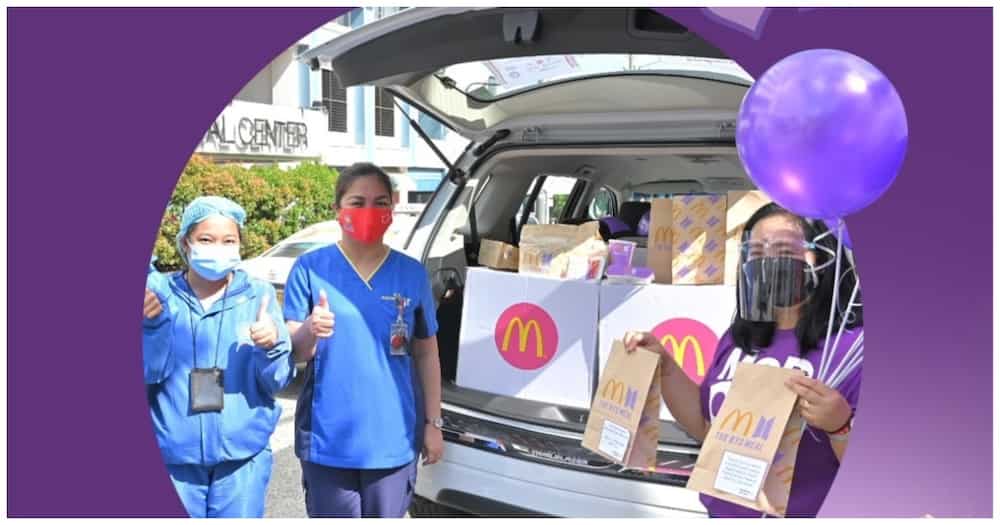 Medical frontliners, unang nakatanggap ng 'BTS meal' bago pa ang launching nito sa Pilipinas
