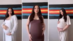 Maja Salvador flaunts her baby bump in different outfits