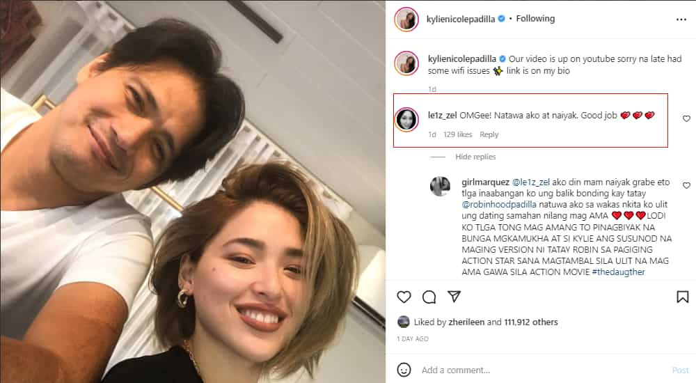 Leizl Sicangco, naiyak sa interview ni Kylie Padilla sa amang si Robin Padilla