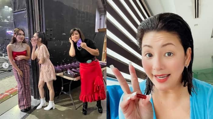 Regine Velasquez posts hilarious pic while trying to eavesdrop on Francine Diaz