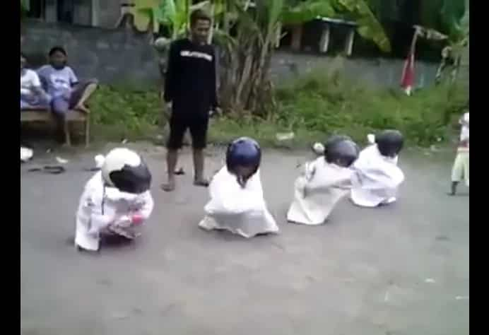 Modern sack race viral video laughed netizens’ heart out