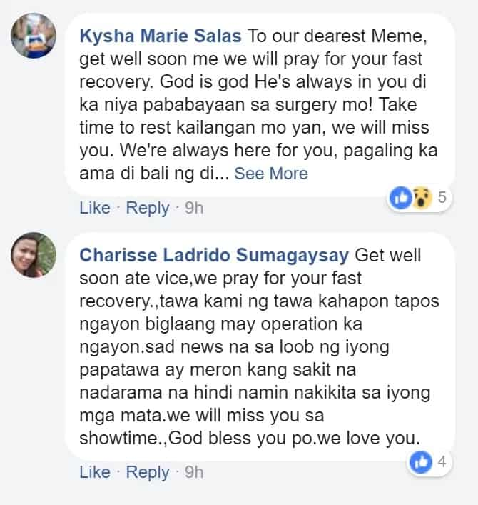 Marami talaga nagmamahal sa kanya! Netizens send their get well wishes for Vice Ganda who will undergo operations for kidney stone removal