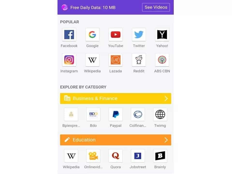 Free Basics screenshot