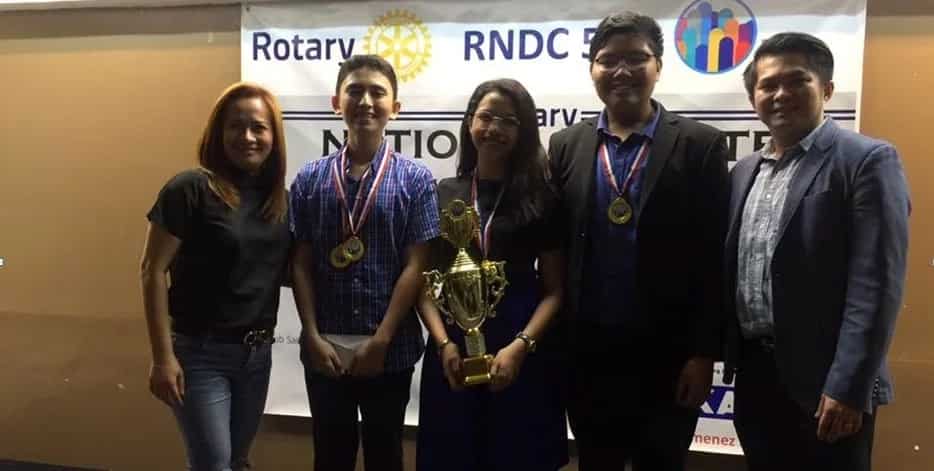 La Sallian debaters shine in Rotary National Debate Competition on commercialization of indigenous cultures
