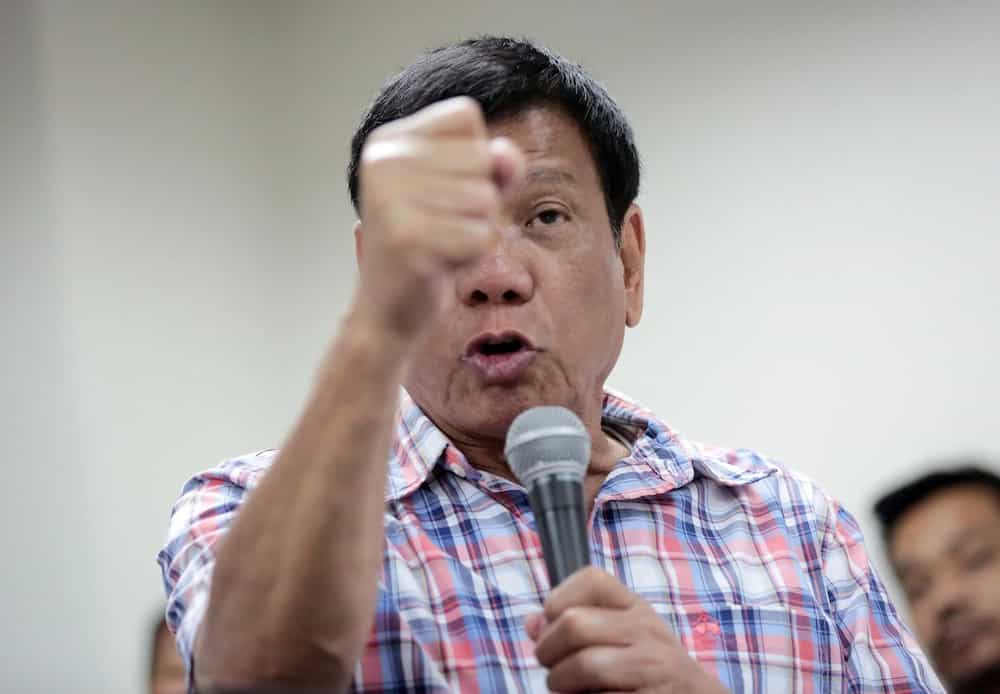 Duterte to drug suspects: It is not my job to give due process