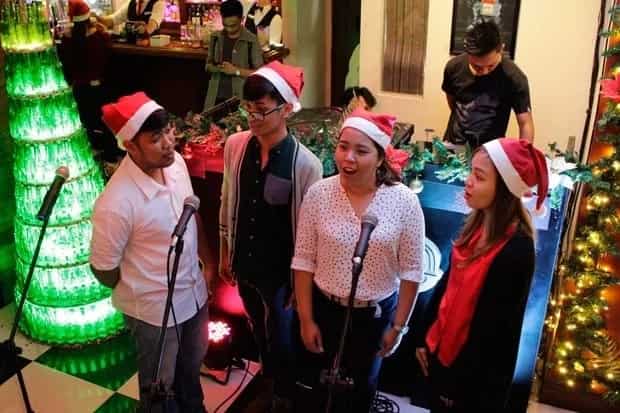 Rue Bourbon Tomas Morato holds holiday kickoff party with 'Bad Santa'