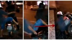 Drunk man was trying to ride a bike... You'll be amazed seeing the way he sits on! Worth watching!