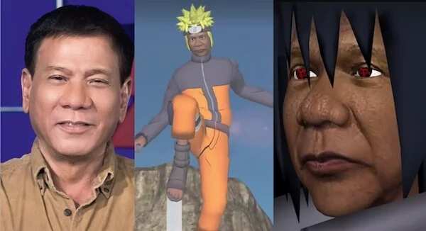 Netizen replaces Naruto's face with President Duterte in animation video