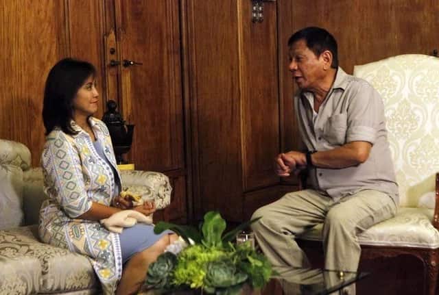 Robredo and Duterte held first official meeting in Malacañang