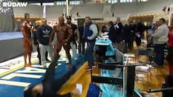 Greek Bodybuilder Goes Crazy From Steroids And Attacks A Judge