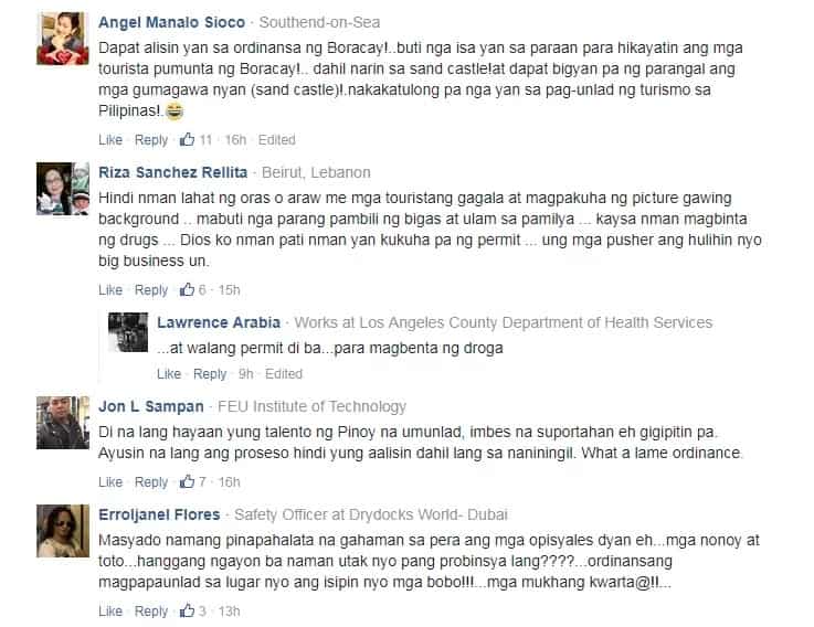 Sinira lang ang pinagpaguran! Netizens slam PNP officers for destroying 'illegal' sandcastles in Boracay
