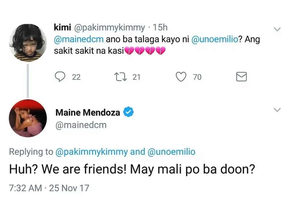 Maine Mendoza gives the real score on her relationship with Jake Ejercito