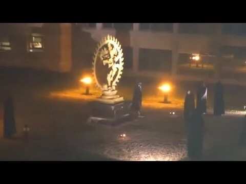 "Satanic ritual" in a research facility is captured in video