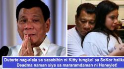 Wa paki kay Honey? Pres. Duterte inaming nag-alala sa sasabihin ni Kitty tungkol sa SoKor 'halik' issue, deadma sa kung anong maramdaman ni Honeylet