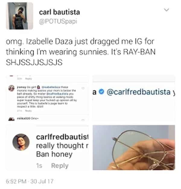 Netizen makes public DM of Isabelle Daza