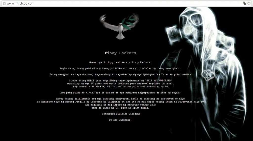 Hackers deface MTRCB website over anti-Duterte ad