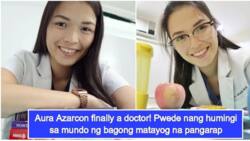 Aura Azarcon is now a licensed doctor