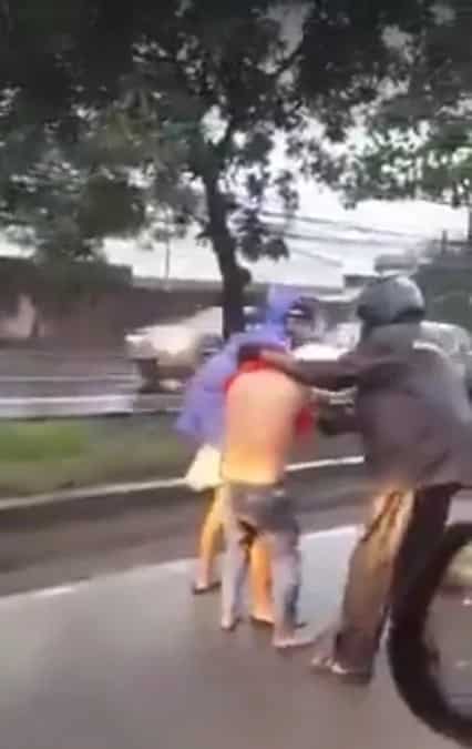 Road rage in Eastwood Pasig City caught on video