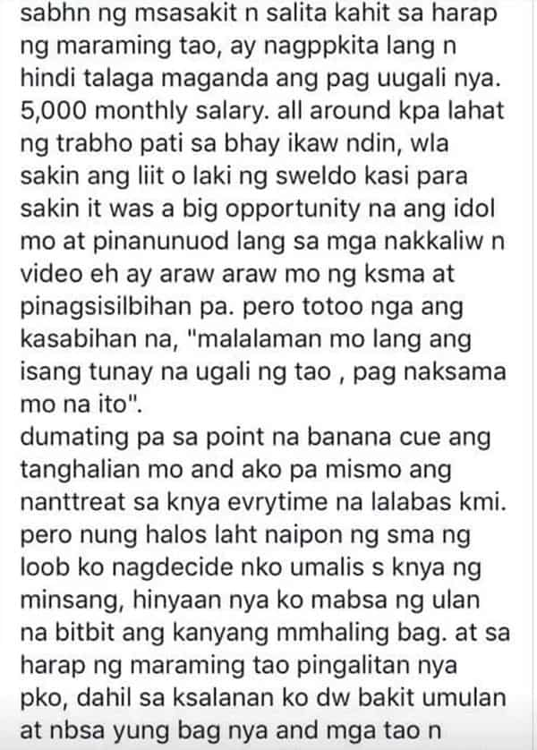 Isiniwalat ang pinagdaanan! Former PA of Sinon Loresca narrates experience with celebrity