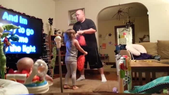Mom Puts Hidden Camera In Living Room And Catches Dad Doing This With