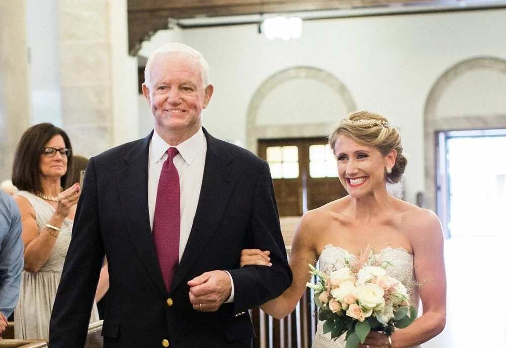 Her father's heart will beat next to his daughter on her wedding