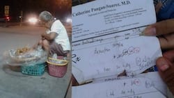 Netizens cry at the sight of this sick lola trying to sell all her kakanin on the street so she can buy medicines and go home