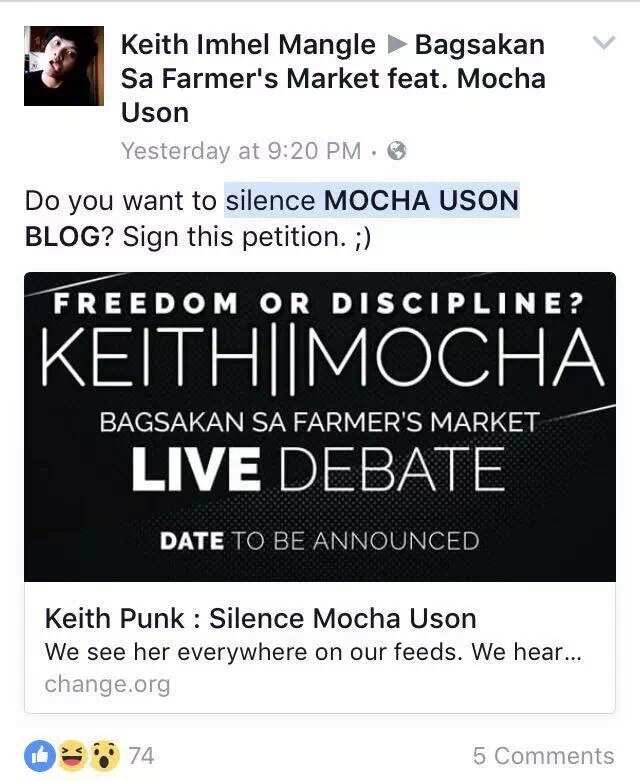 Netizens sign petition to silence Mocha Uson