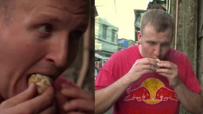 Foreigner tastes balut for the first time! Watch his food review!