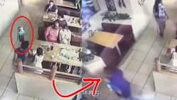Caught on CCTV! Kid was almost kidnapped while his parents were enjoying their meal at a restaurant