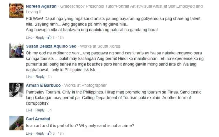 Sinira lang ang pinagpaguran! Netizens slam PNP officers for destroying 'illegal' sandcastles in Boracay