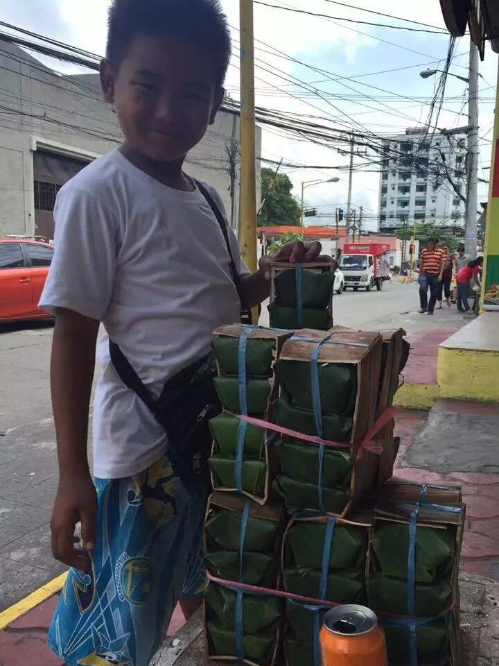 10-yr-old boy sells kesong puti to support family